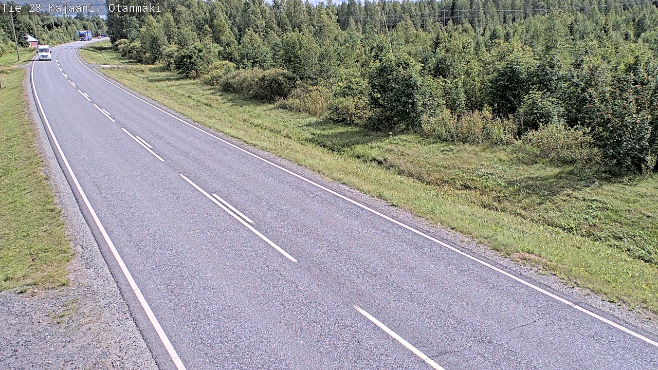 Weather Camera Image Väg 28 Kajana, Otanmäki, Kajaani, Kainuu