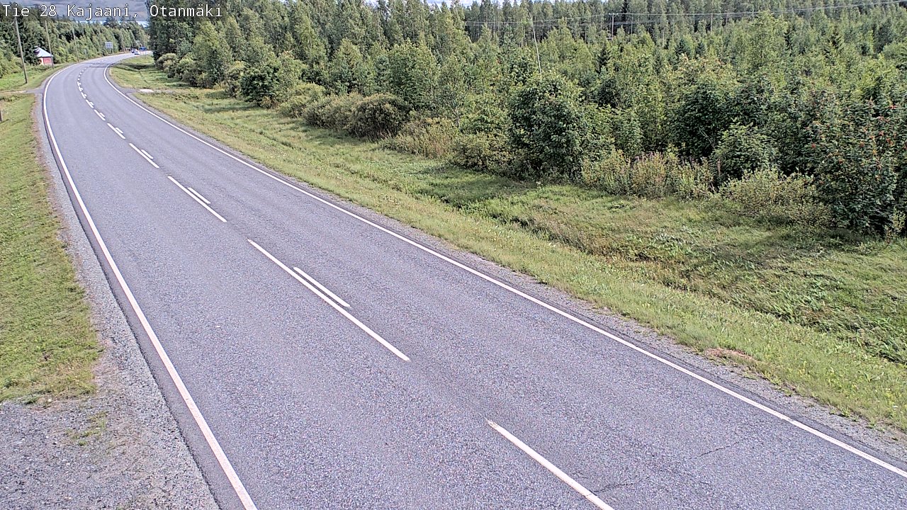 Weather Camera Image Väg 28 Kajana, Otanmäki, Kajaani, Kainuu