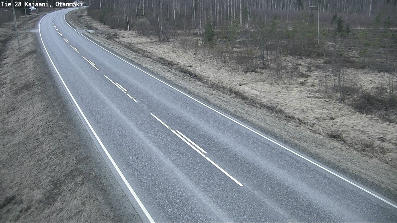 Weather Camera Image Väg 28 Kajana, Otanmäki, Kajaani, Kainuu