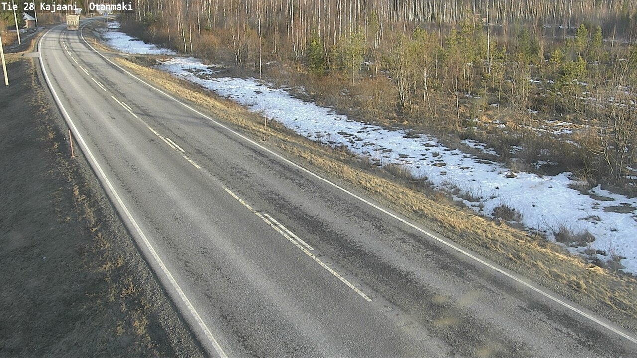 Weather Camera Image Väg 28 Kajana, Otanmäki, Kajaani, Kainuu