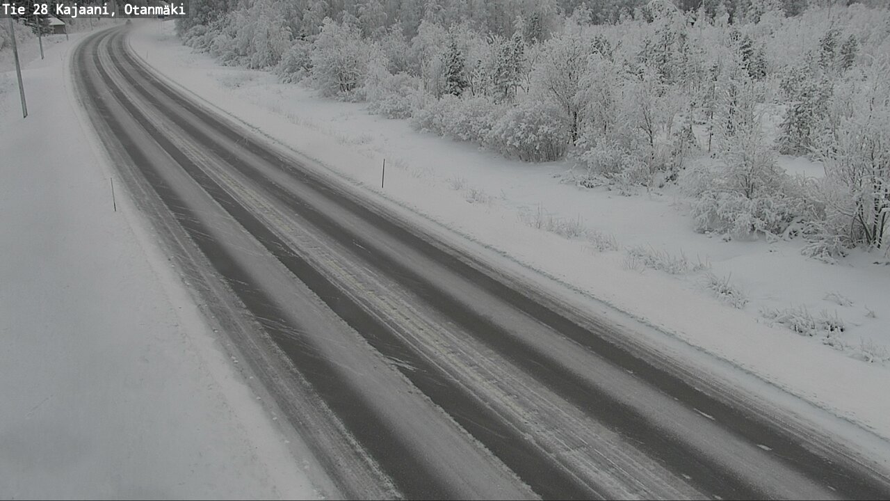 Weather Camera Image Väg 28 Kajana, Otanmäki, Kajaani, Kainuu