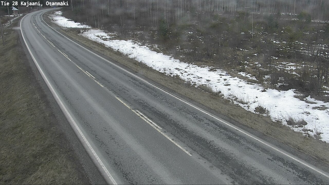 Weather Camera Image Väg 28 Kajana, Otanmäki, Kajaani, Kainuu