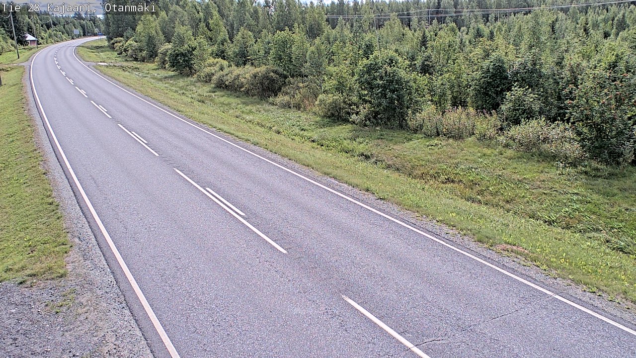Weather Camera Image Road 28 Kajaani, Otanmäki, Kajaani, Kainuu