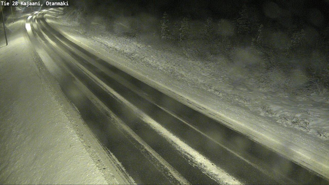 Weather Camera Image Väg 28 Kajana, Otanmäki, Kajaani, Kainuu