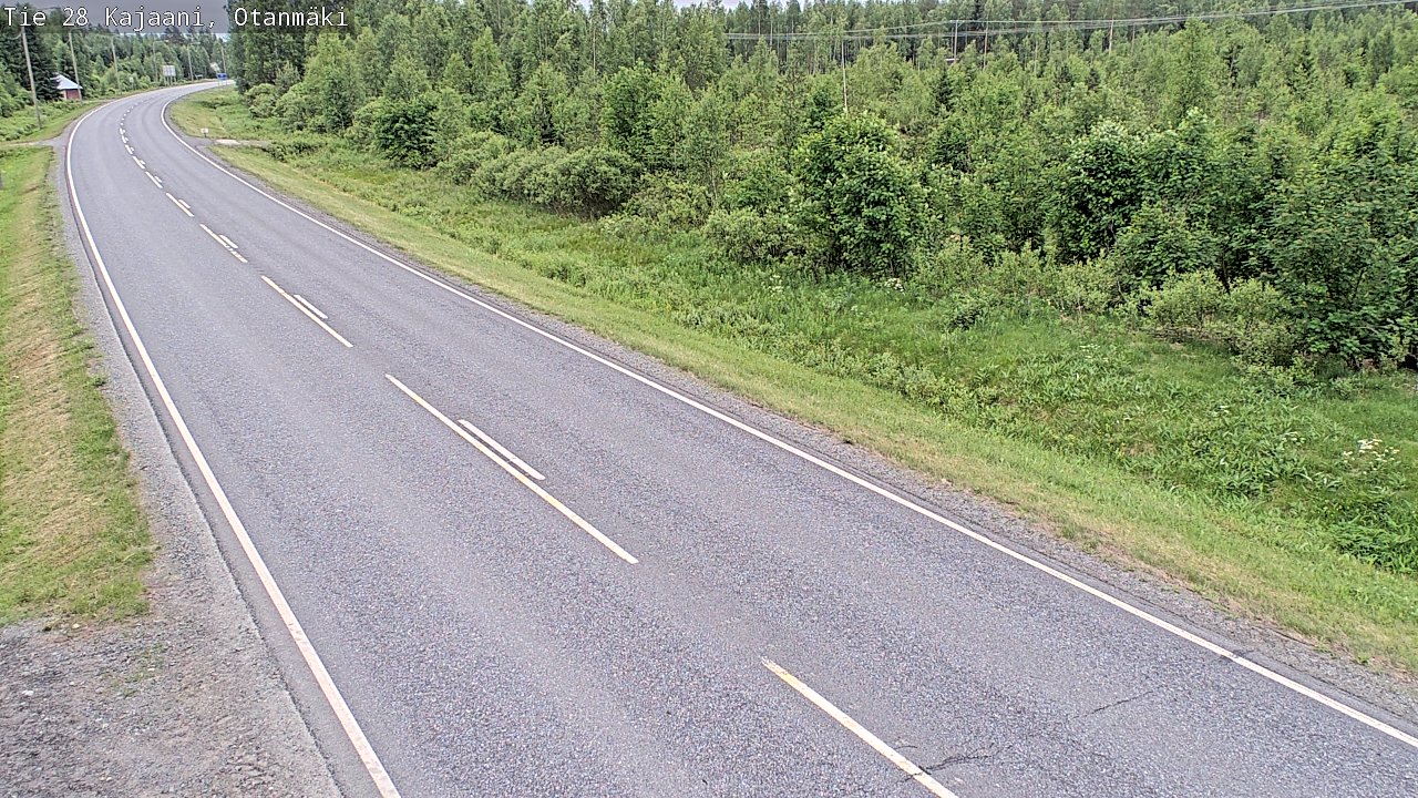 Kelikamerat Kuva Tie 28 Kajaani, Otanmäki, Kajaani, Kainuu