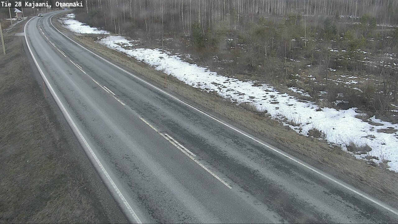 Weather Camera Image Väg 28 Kajana, Otanmäki, Kajaani, Kainuu