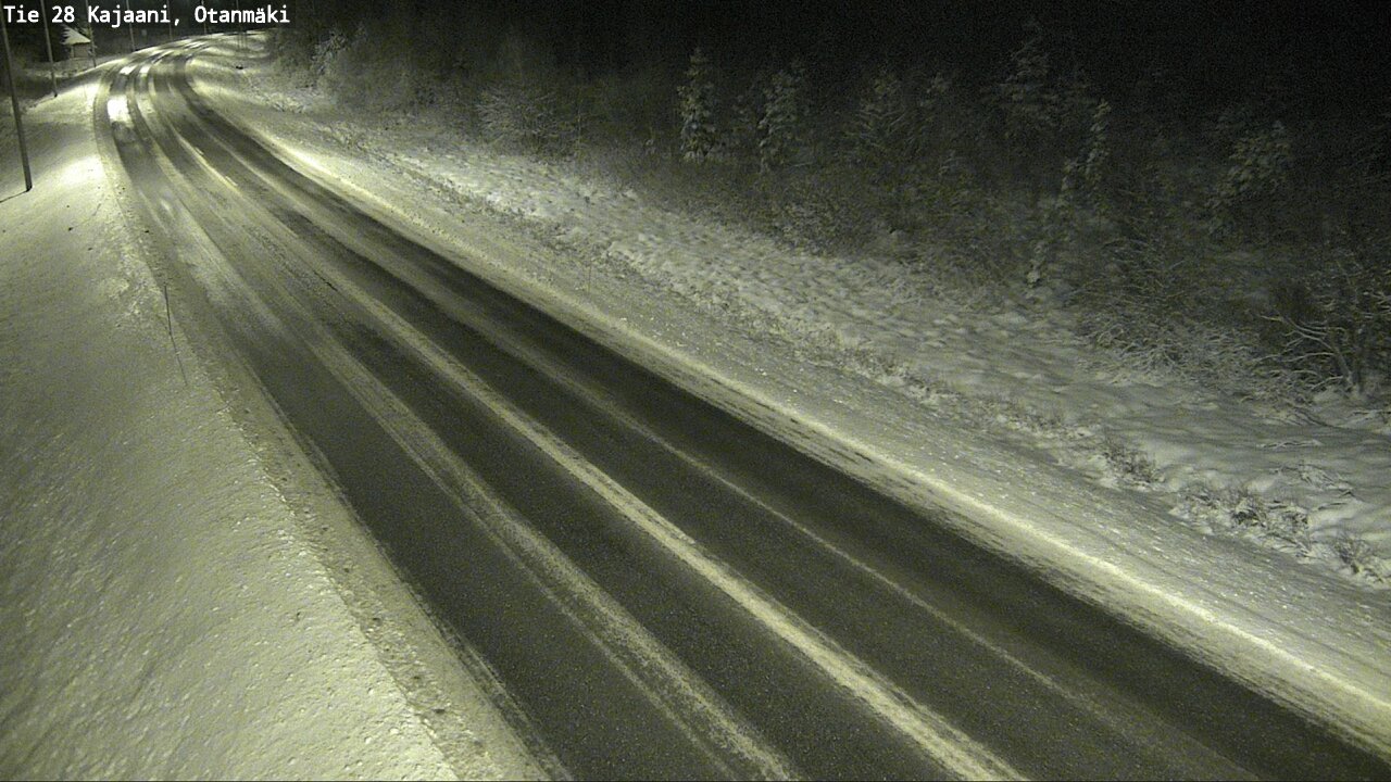 Weather Camera Image Väg 28 Kajana, Otanmäki, Kajaani, Kainuu