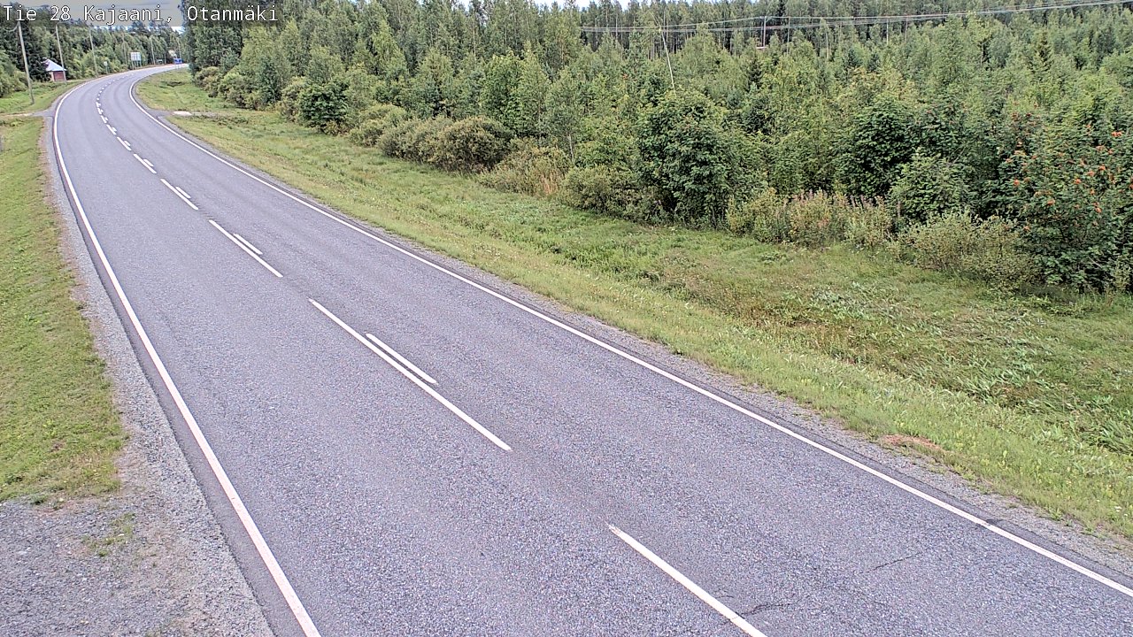 Weather Camera Image Väg 28 Kajana, Otanmäki, Kajaani, Kainuu