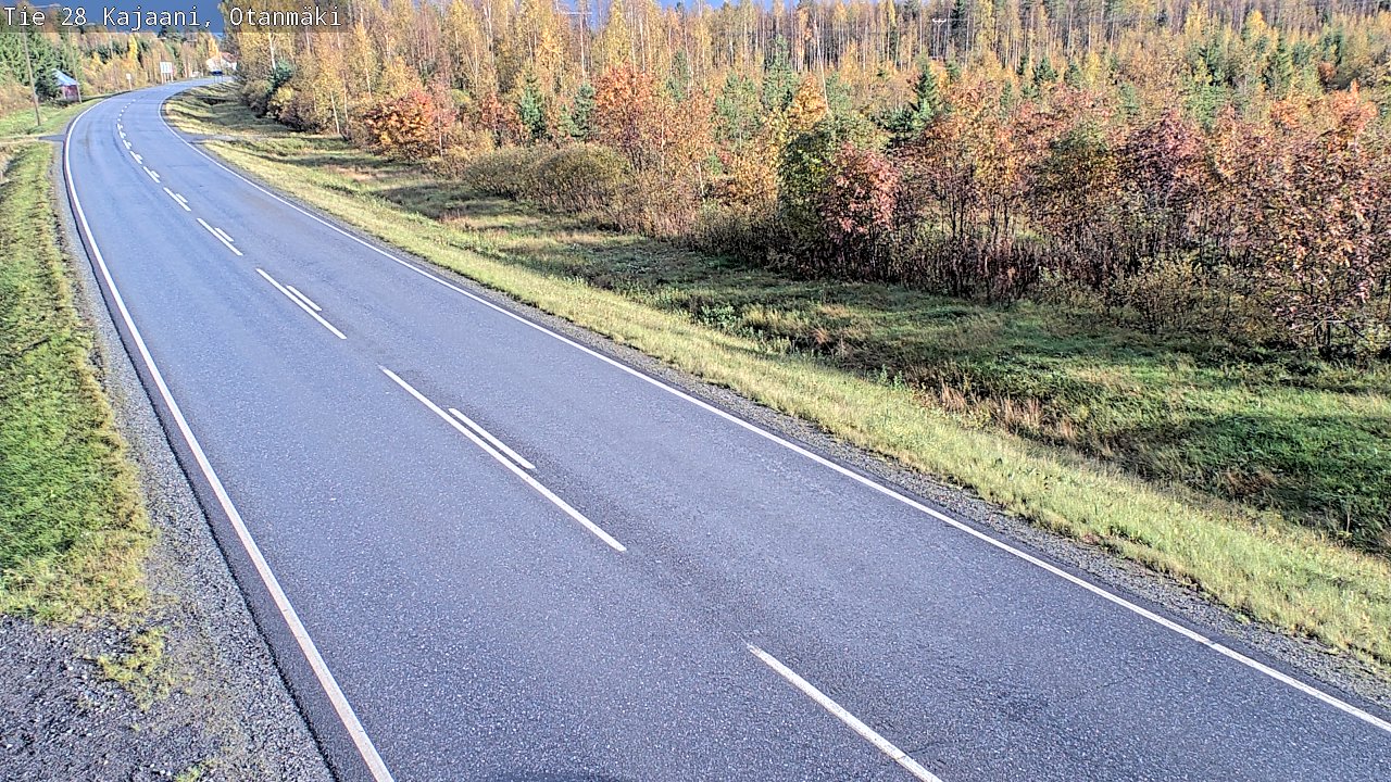 Kelikamerat Kuva Tie 28 Kajaani, Otanmäki, Kajaani, Kainuu