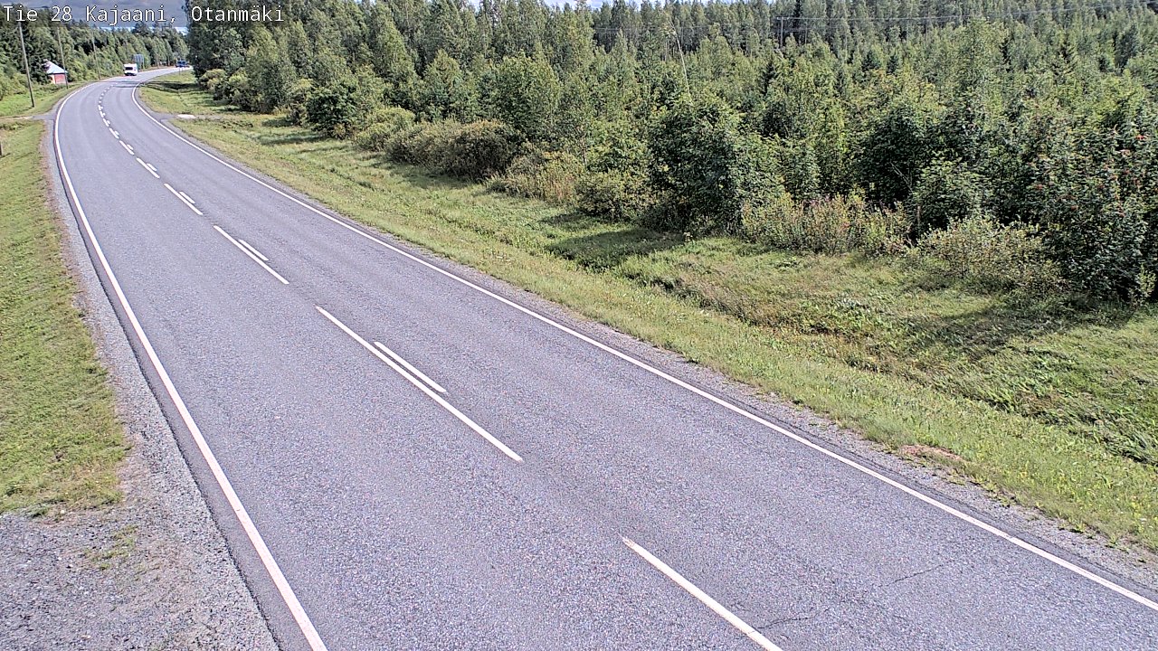 Weather Camera Image Väg 28 Kajana, Otanmäki, Kajaani, Kainuu