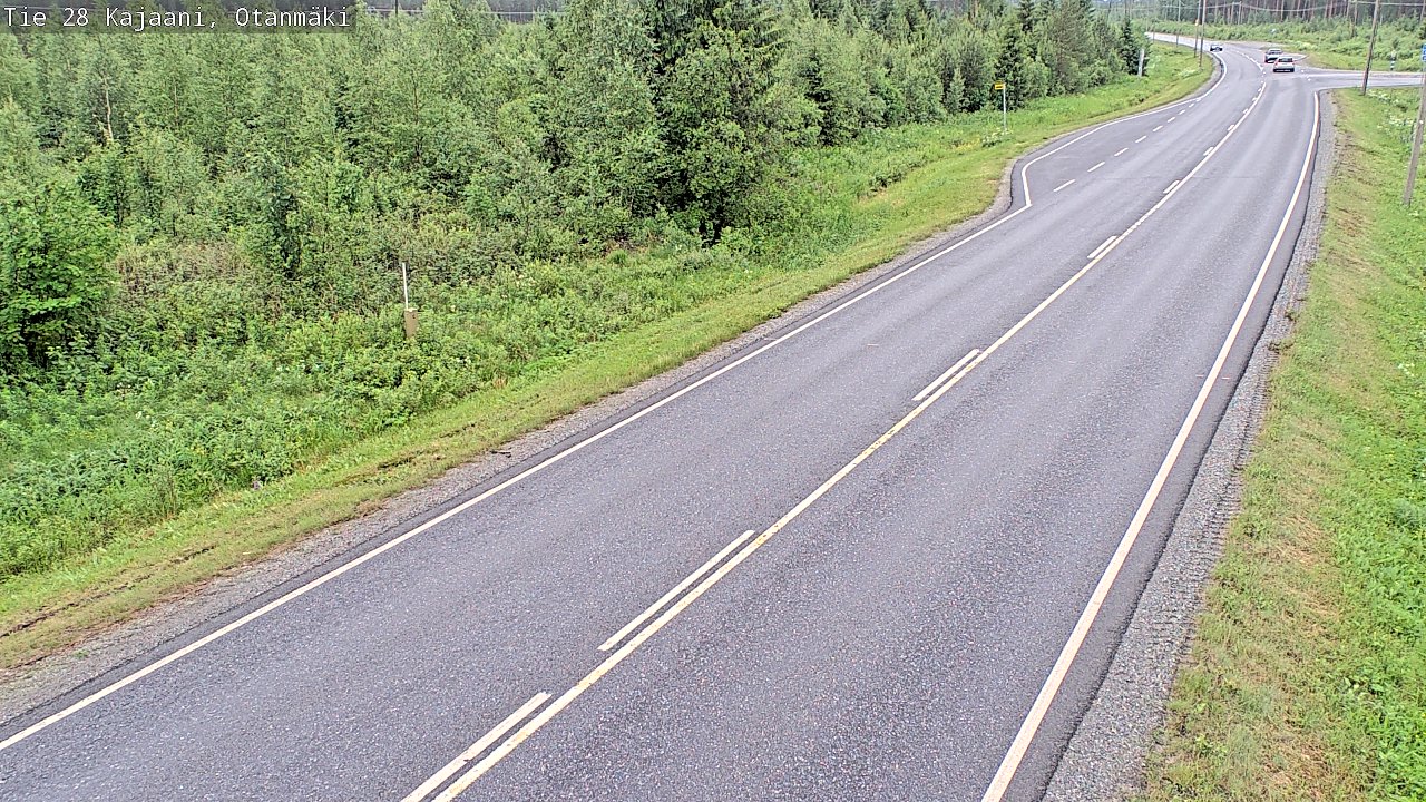 Weather Camera Image Väg 28 Kajana, Otanmäki, Kajaani, Kainuu