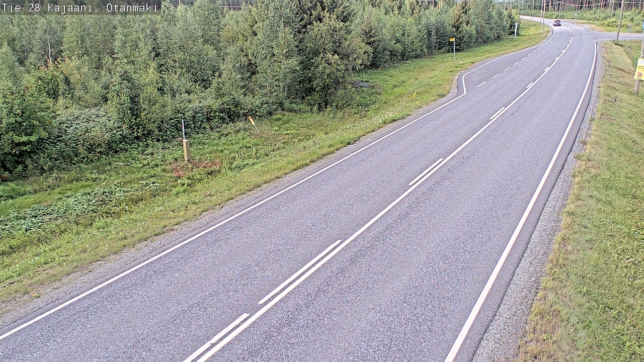 Weather Camera Image Road 28 Kajaani, Otanmäki, Kajaani, Kainuu