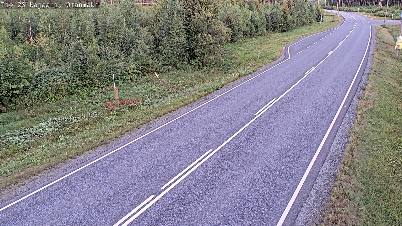 Kelikamerat Kuva Tie 28 Kajaani, Otanmäki, Kajaani, Kainuu