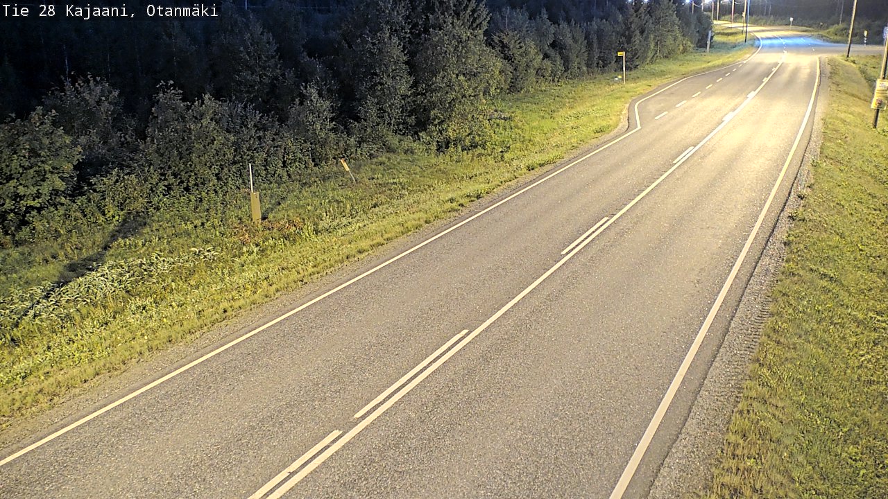 Kelikamerat Kuva Tie 28 Kajaani, Otanmäki, Kajaani, Kainuu