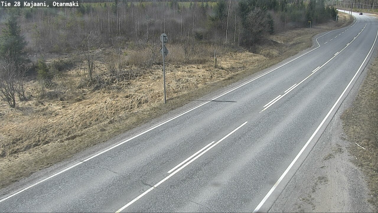 Weather Camera Image Road 28 Kajaani, Otanmäki, Kajaani, Kainuu