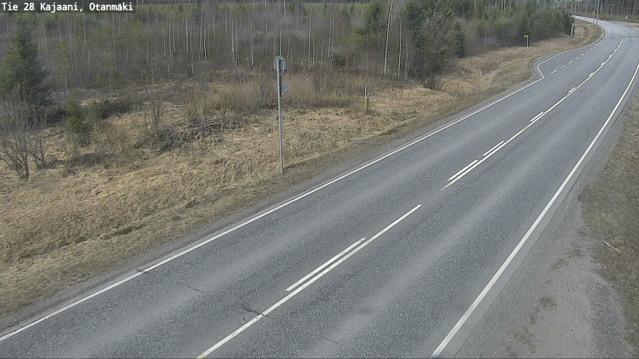 Weather Camera Image Road 28 Kajaani, Otanmäki, Kajaani, Kainuu