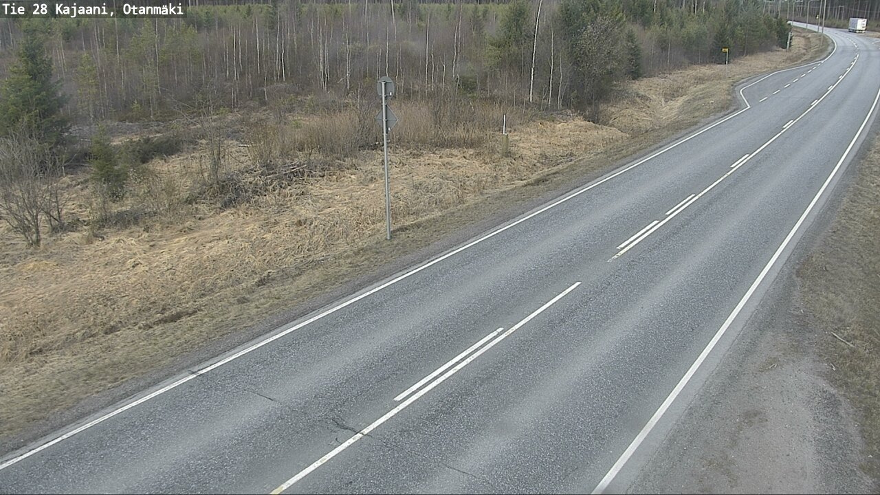 Weather Camera Image Väg 28 Kajana, Otanmäki, Kajaani, Kainuu