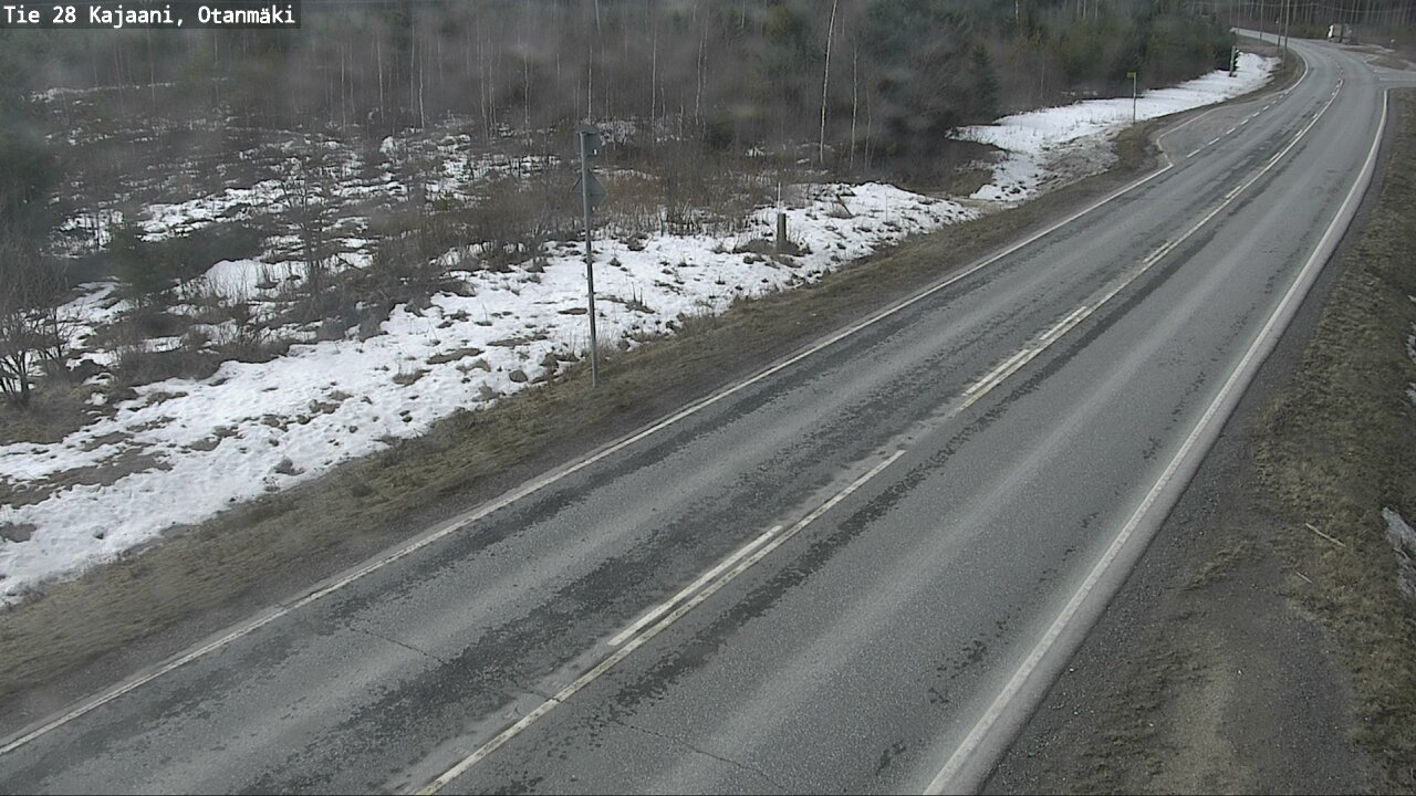 Weather Camera Image Road 28 Kajaani, Otanmäki, Kajaani, Kainuu
