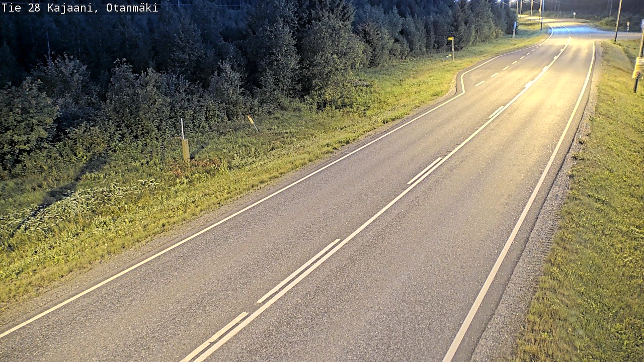 Kelikamerat Kuva Tie 28 Kajaani, Otanmäki, Kajaani, Kainuu
