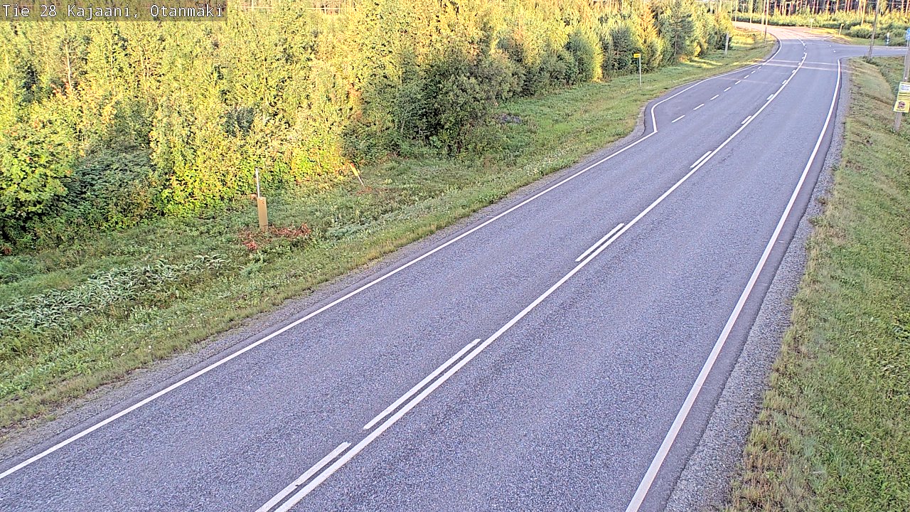 Kelikamerat Kuva Tie 28 Kajaani, Otanmäki, Kajaani, Kainuu