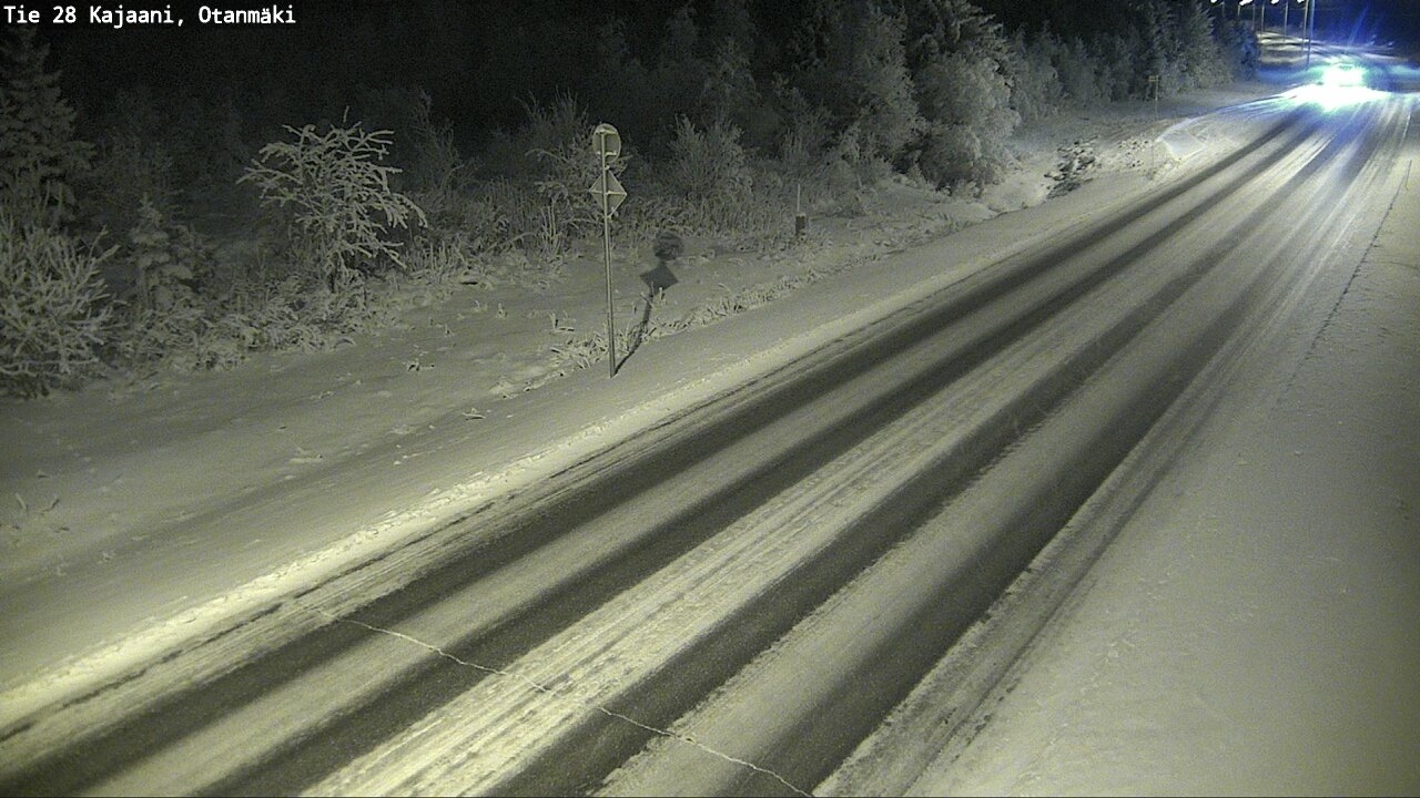 Weather Camera Image Väg 28 Kajana, Otanmäki, Kajaani, Kainuu