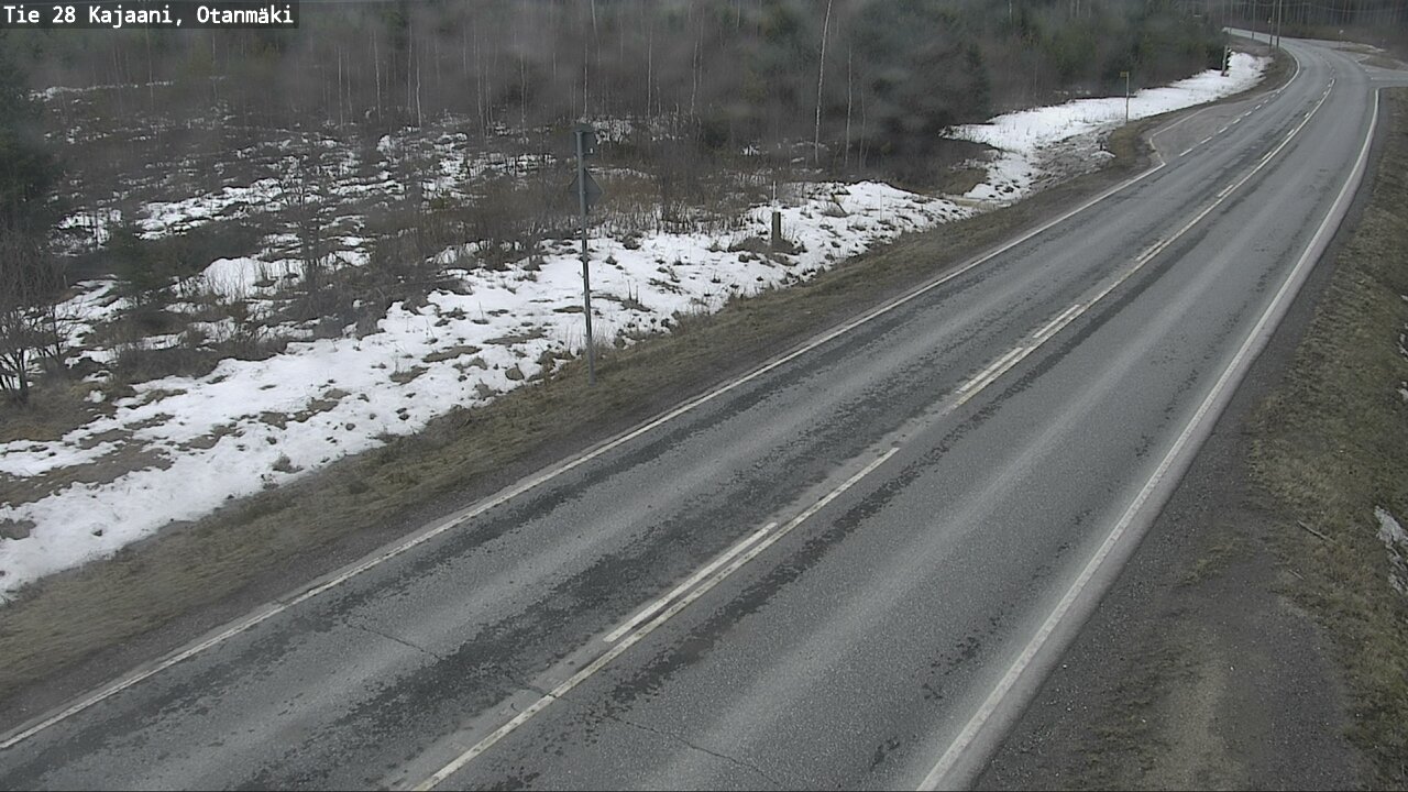 Weather Camera Image Road 28 Kajaani, Otanmäki, Kajaani, Kainuu