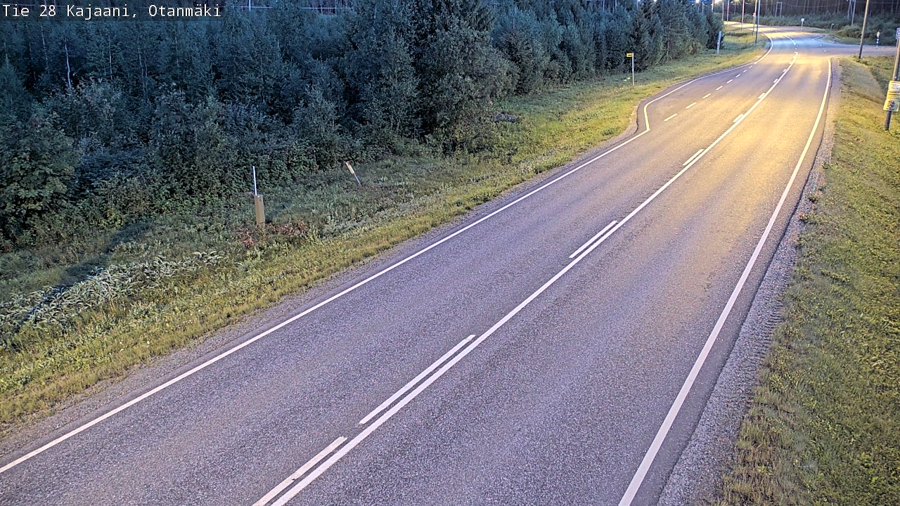 Kelikamerat Kuva Tie 28 Kajaani, Otanmäki, Kajaani, Kainuu