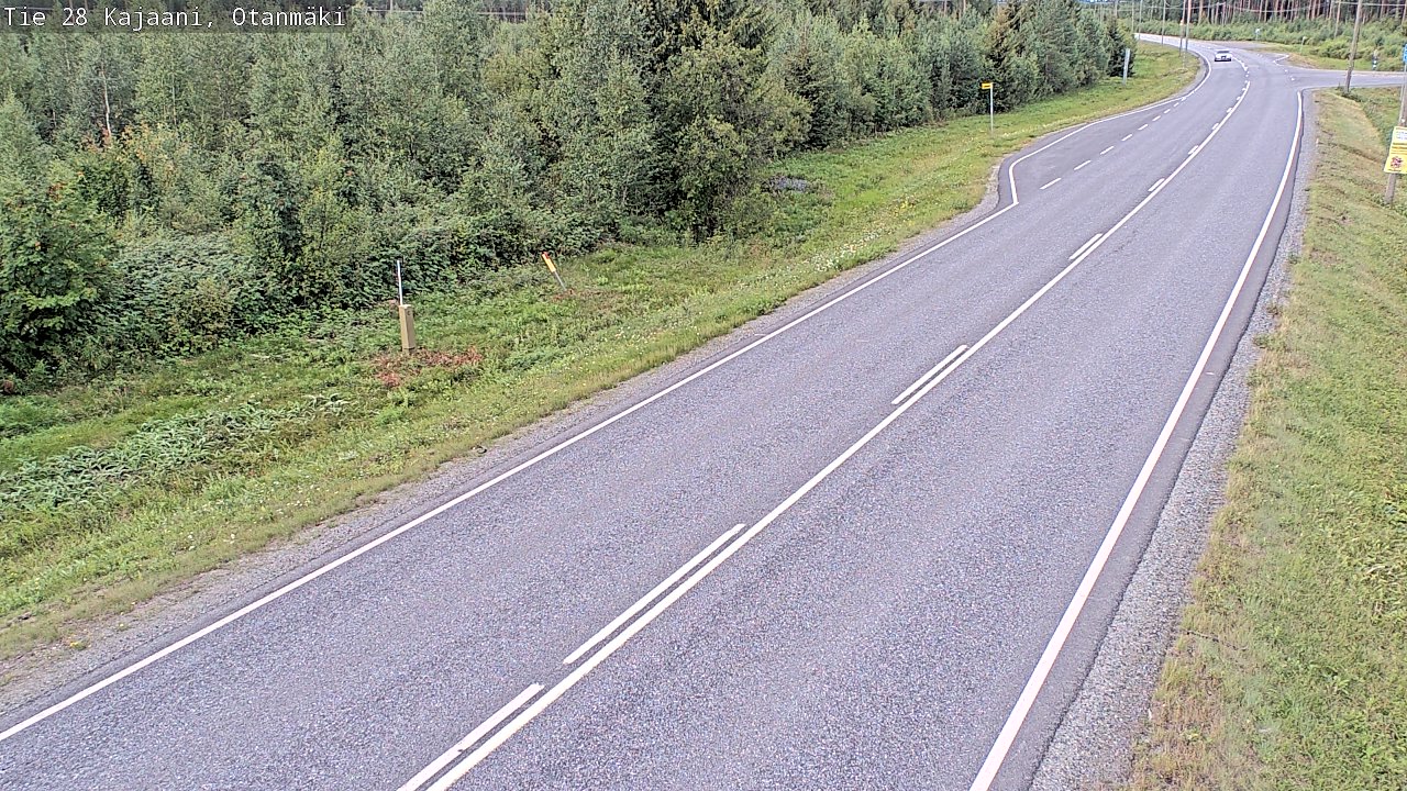 Weather Camera Image Road 28 Kajaani, Otanmäki, Kajaani, Kainuu