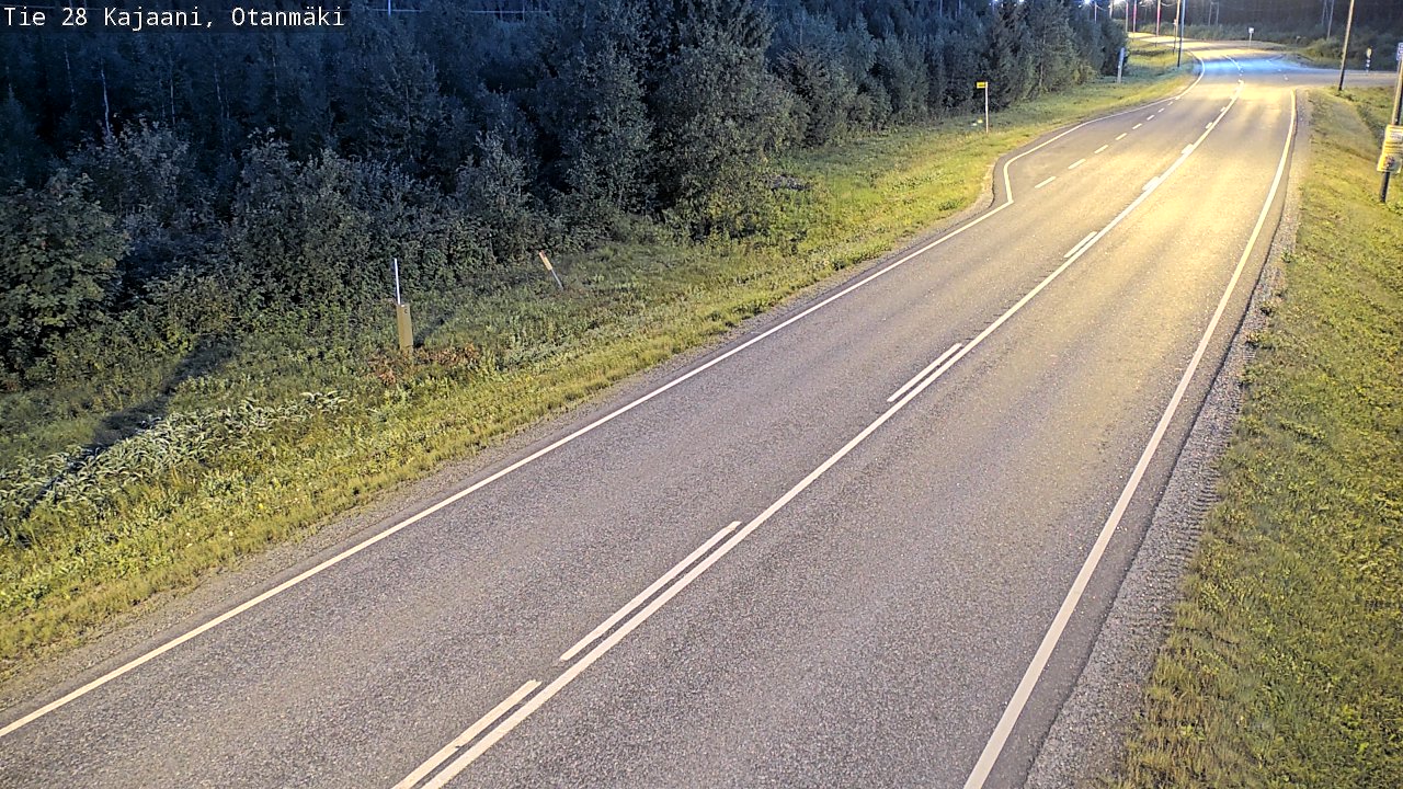 Kelikamerat Kuva Tie 28 Kajaani, Otanmäki, Kajaani, Kainuu