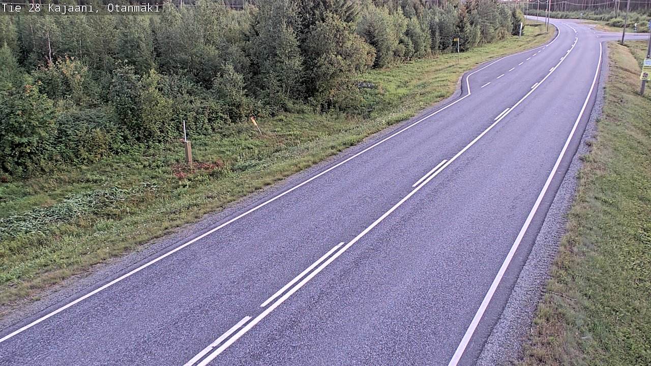 Kelikamerat Kuva Tie 28 Kajaani, Otanmäki, Kajaani, Kainuu