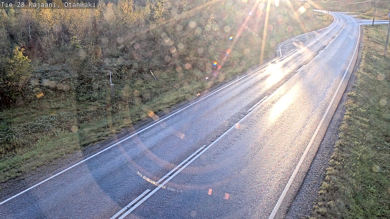 Kelikamerat Kuva Tie 28 Kajaani, Otanmäki, Kajaani, Kainuu