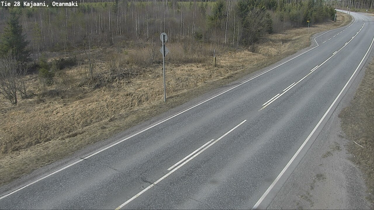 Weather Camera Image Road 28 Kajaani, Otanmäki, Kajaani, Kainuu