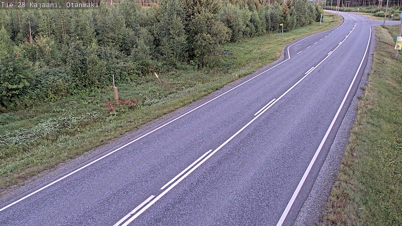 Kelikamerat Kuva Tie 28 Kajaani, Otanmäki, Kajaani, Kainuu