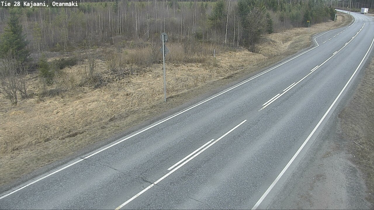 Weather Camera Image Väg 28 Kajana, Otanmäki, Kajaani, Kainuu