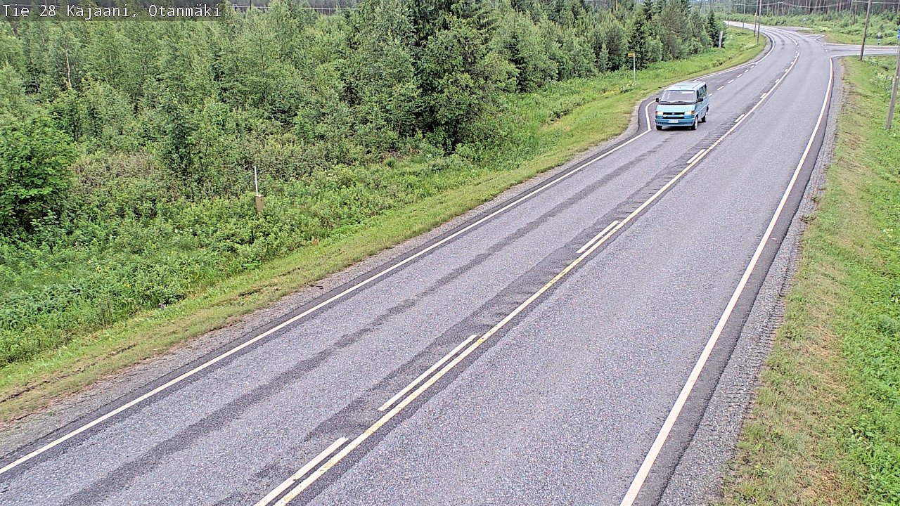 Weather Camera Image Väg 28 Kajana, Otanmäki, Kajaani, Kainuu
