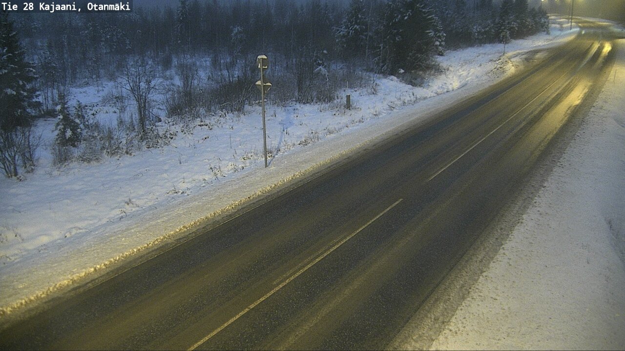 Weather Camera Image Road 28 Kajaani, Otanmäki, Kajaani, Kainuu