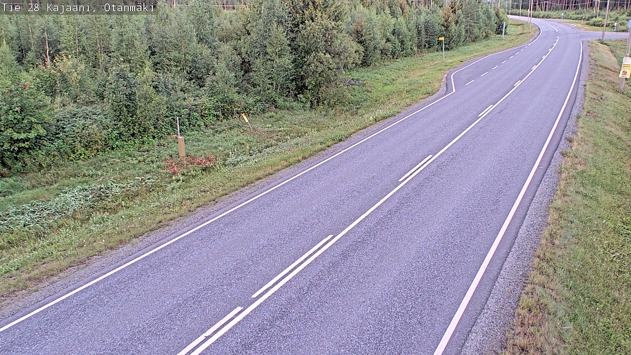 Kelikamerat Kuva Tie 28 Kajaani, Otanmäki, Kajaani, Kainuu
