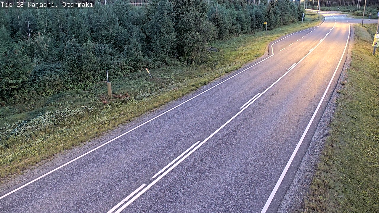 Kelikamerat Kuva Tie 28 Kajaani, Otanmäki, Kajaani, Kainuu