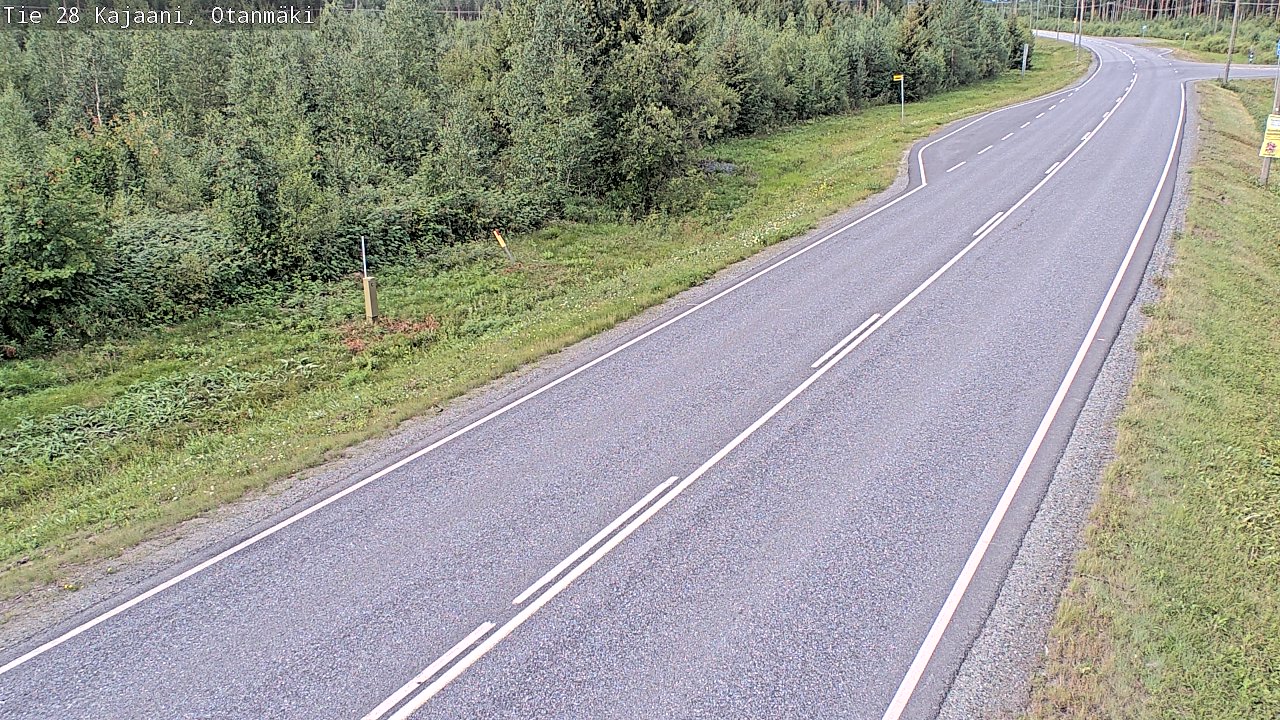 Weather Camera Image Road 28 Kajaani, Otanmäki, Kajaani, Kainuu