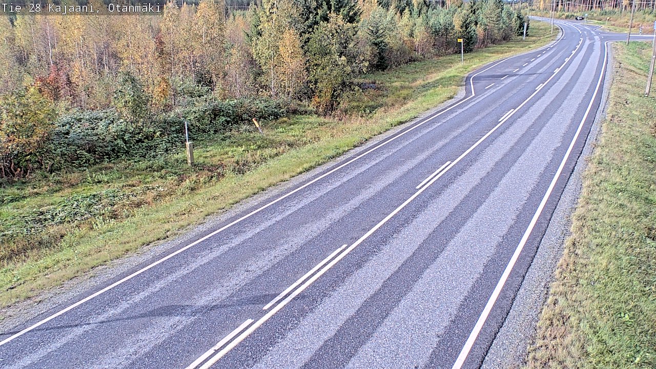 Kelikamerat Kuva Tie 28 Kajaani, Otanmäki, Kajaani, Kainuu