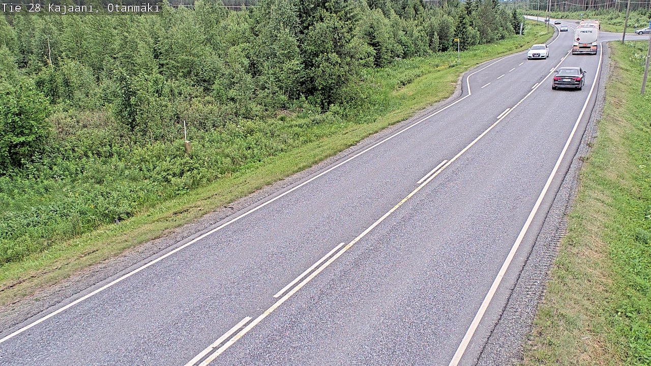 Weather Camera Image Road 28 Kajaani, Otanmäki, Kajaani, Kainuu