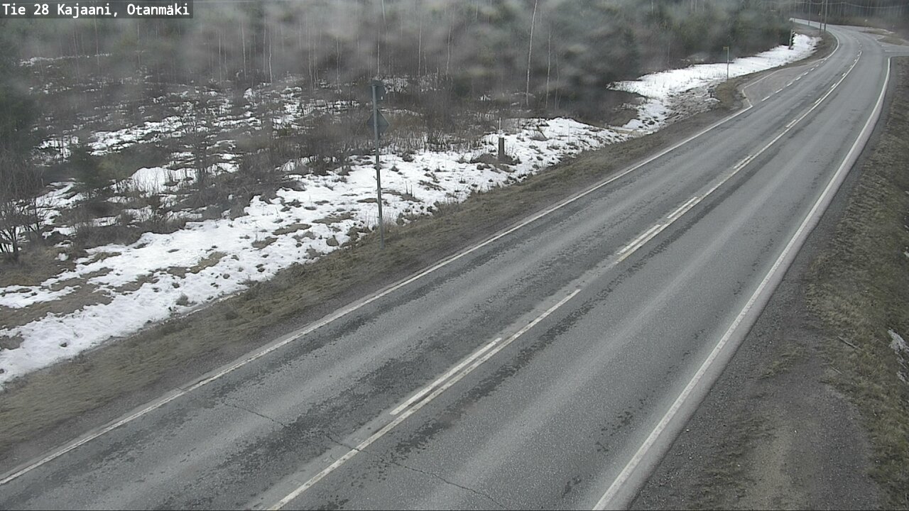 Weather Camera Image Road 28 Kajaani, Otanmäki, Kajaani, Kainuu