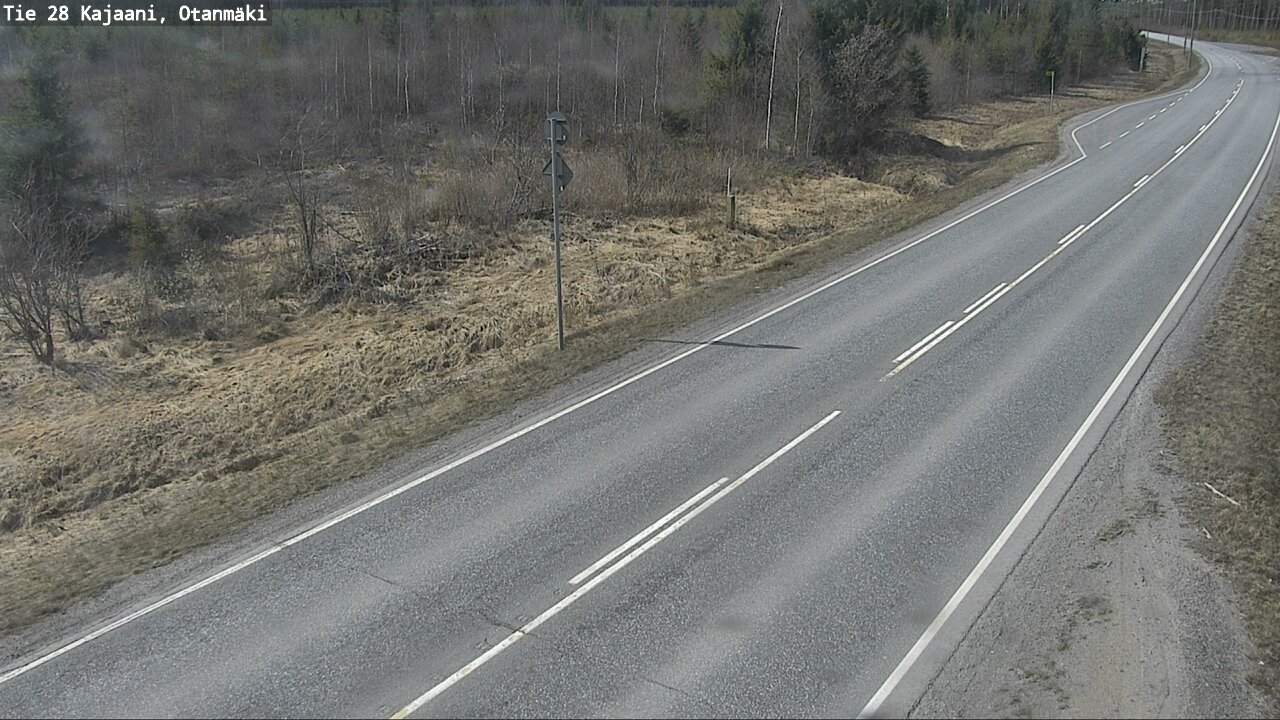 Weather Camera Image Road 28 Kajaani, Otanmäki, Kajaani, Kainuu