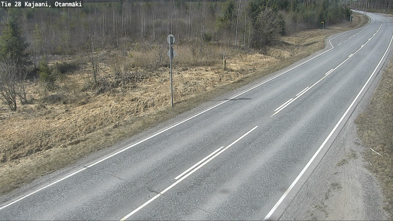 Weather Camera Image Road 28 Kajaani, Otanmäki, Kajaani, Kainuu