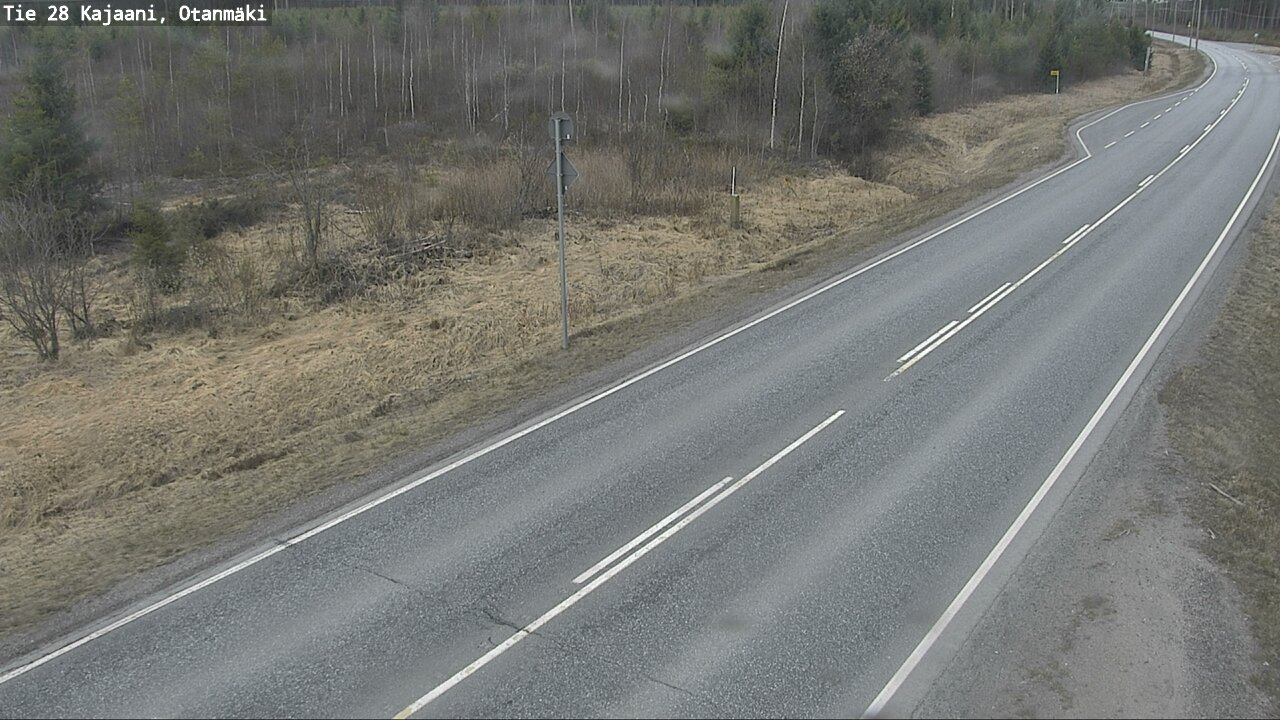 Weather Camera Image Väg 28 Kajana, Otanmäki, Kajaani, Kainuu