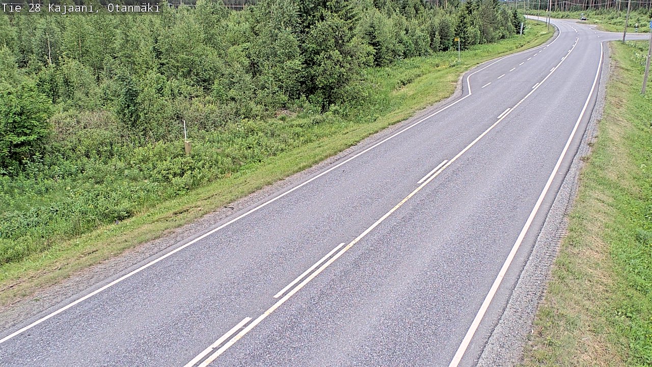 Kelikamerat Kuva Tie 28 Kajaani, Otanmäki, Kajaani, Kainuu