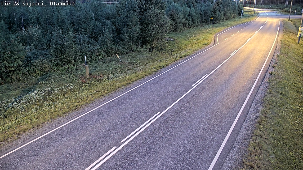 Kelikamerat Kuva Tie 28 Kajaani, Otanmäki, Kajaani, Kainuu