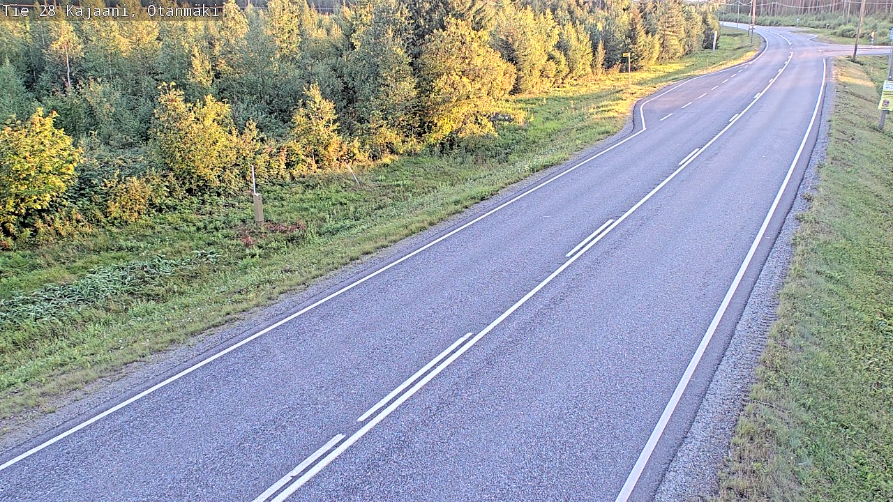 Kelikamerat Kuva Tie 28 Kajaani, Otanmäki, Kajaani, Kainuu