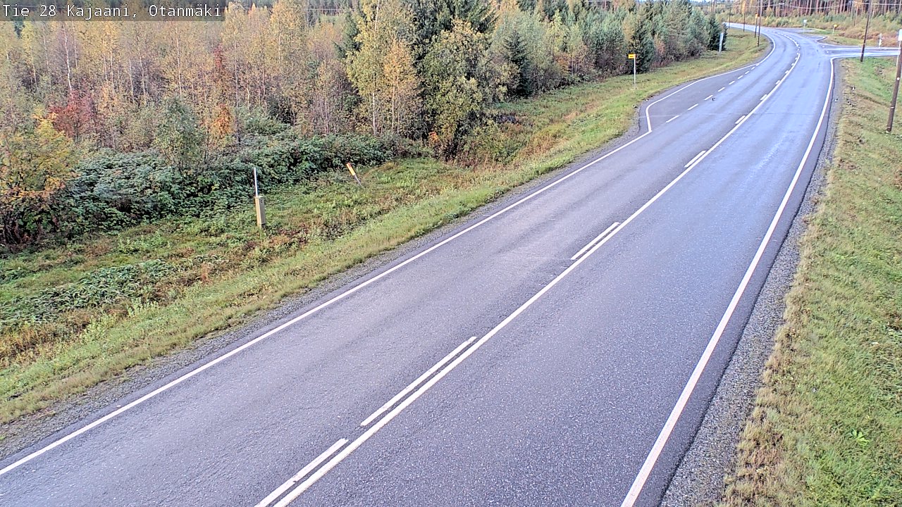 Weather Camera Image Road 28 Kajaani, Otanmäki, Kajaani, Kainuu