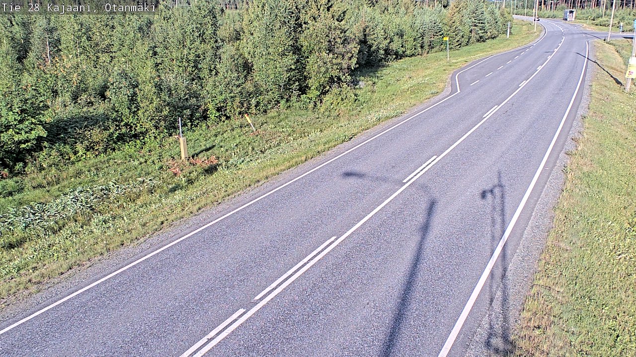 Weather Camera Image Road 28 Kajaani, Otanmäki, Kajaani, Kainuu